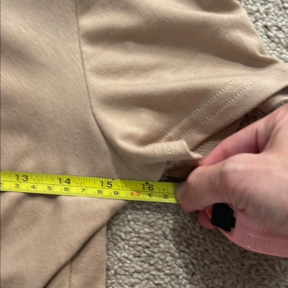 Amazon Essentials Asymmetrical Tan Dress - Picture 4 of 6